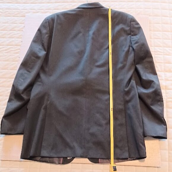 Sean John Fine Tailoring Men Tall 2-Piece black suit Jacket 42XL/Pants 38W X 34L - Picture 8 of 16